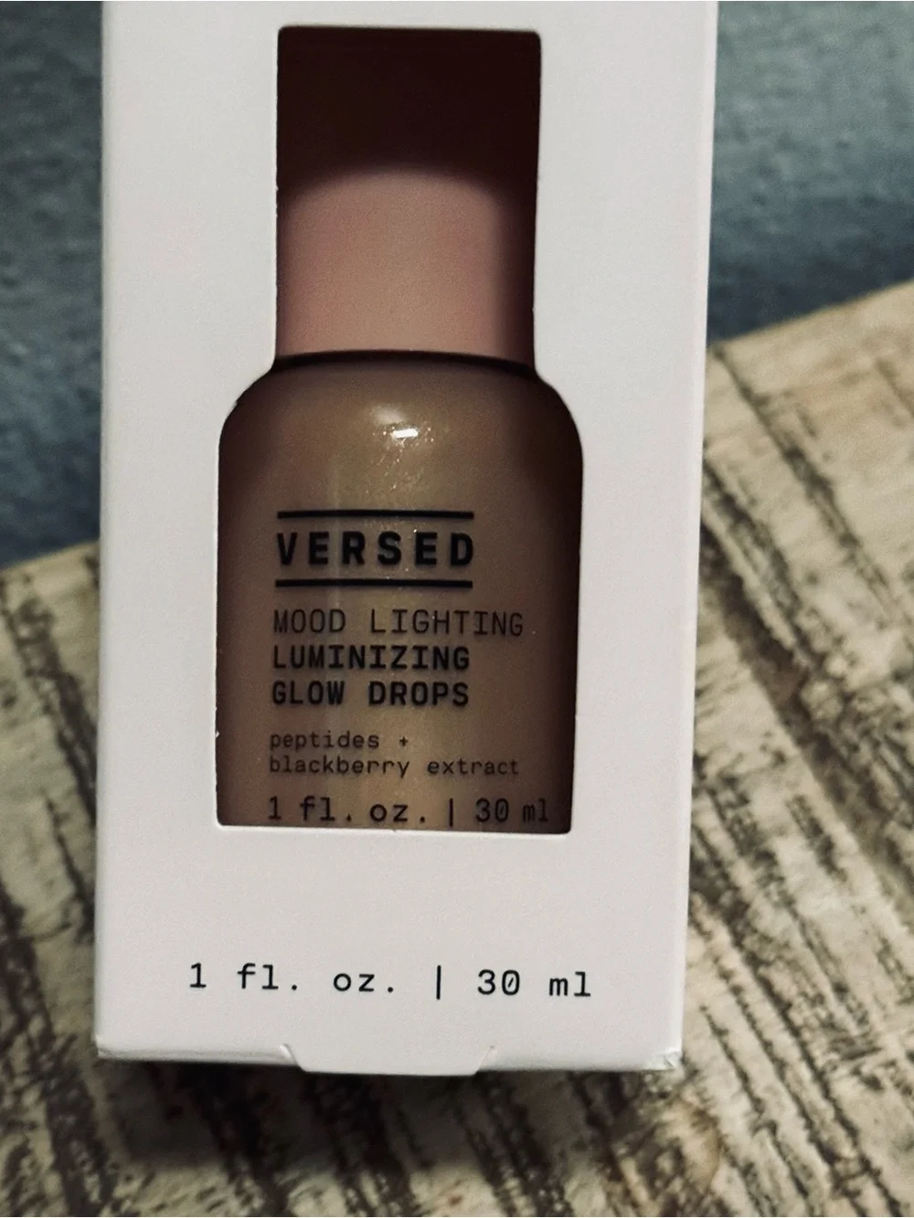 Versed Mood Lighting Luminizing Glow Drops — Warm Beige Highlighter